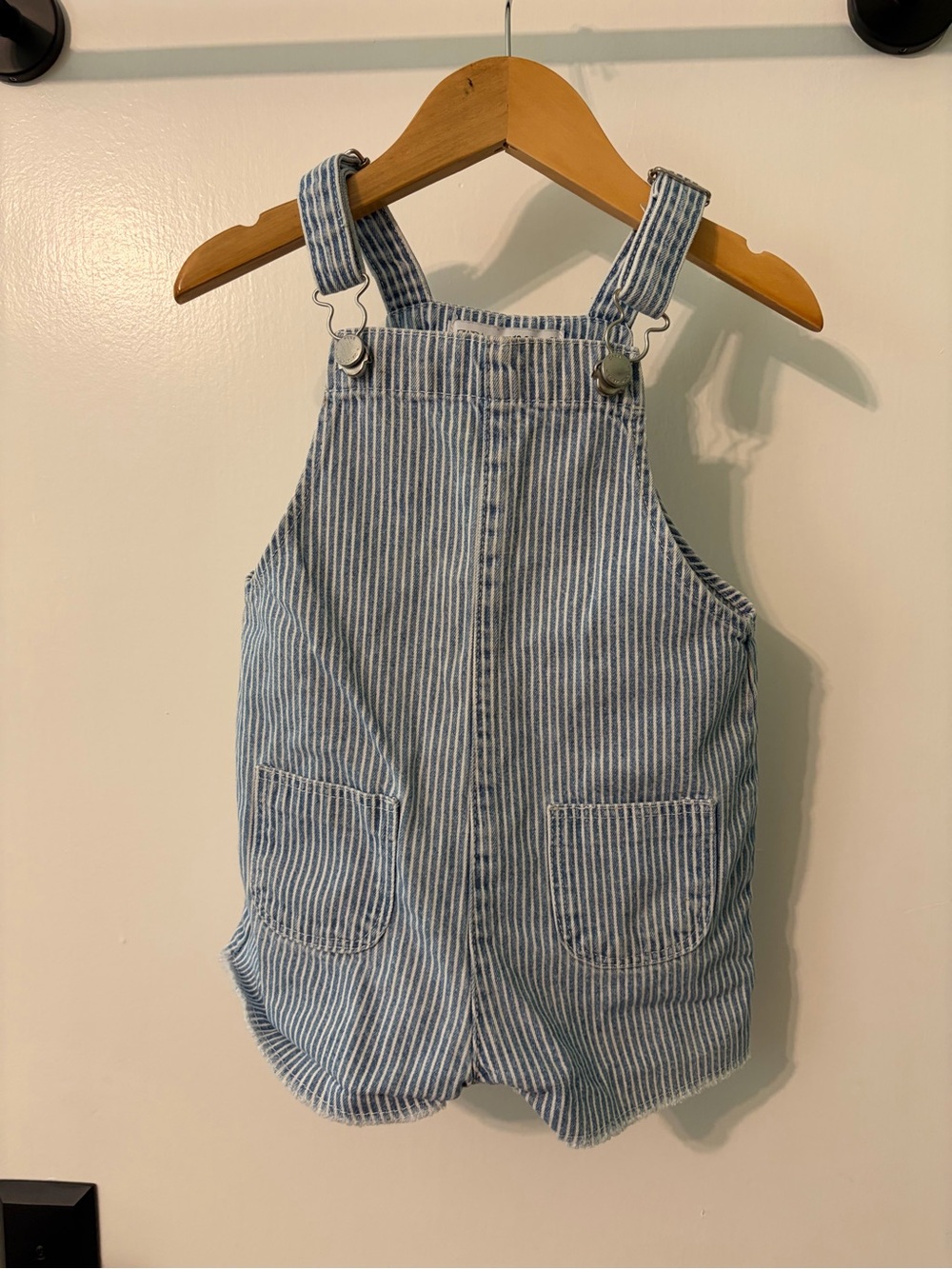 Zara Striped Blue Kids Overalls
